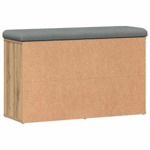 Scarpiera Rovere Artigianale 82x32x50 cm in Legno Multistrato 857624