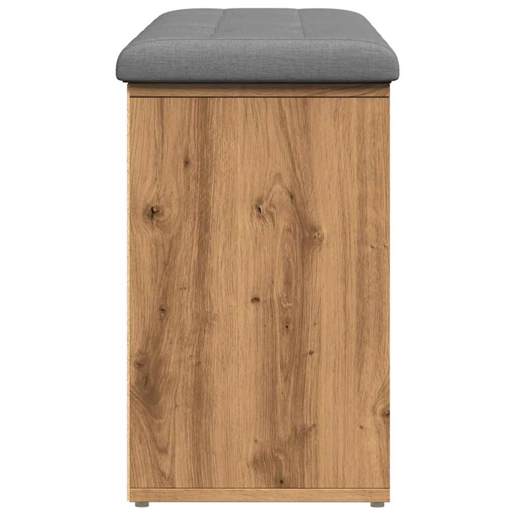 Panca Porta Scarpe Rovere Artigianale 102x32x50 cm Truciolato 857626