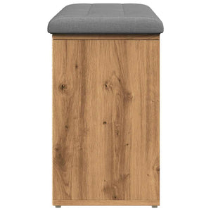 Panca Porta Scarpe Rovere Artigianale 102x32x50 cm Truciolato 857626