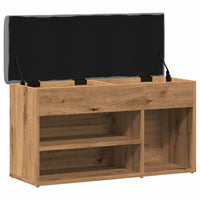 Scarpiera Rovere Artigianale 82x32x45,5 cm in Legno Multistrato 857628