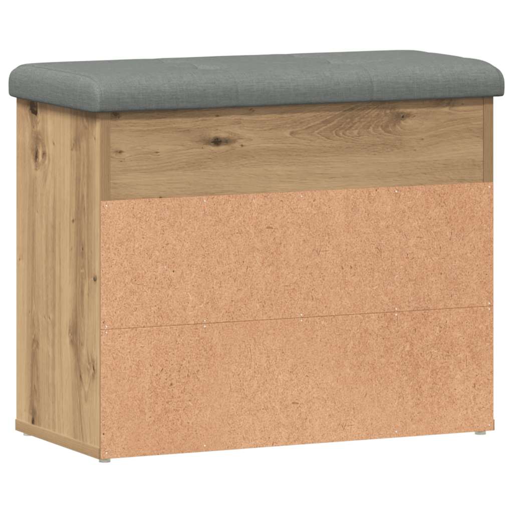 Scarpiera Rovere Artigianale 62x32x50 cm in Legno Multistrato 857630
