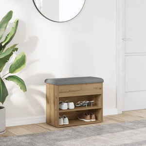 Scarpiera Rovere Artigianale 62x32x50 cm in Legno Multistrato 857630