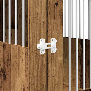 Gabbia Cani da Arredamento Legno Antico Legno Multistrato 857636