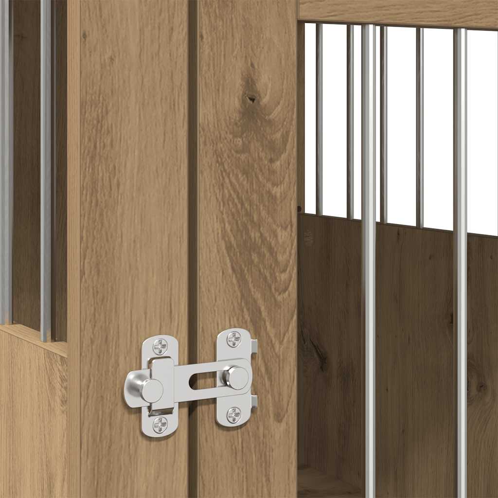 Gabbia Cani Arredamento Rovere Artigianale Legno Multistrato 857637