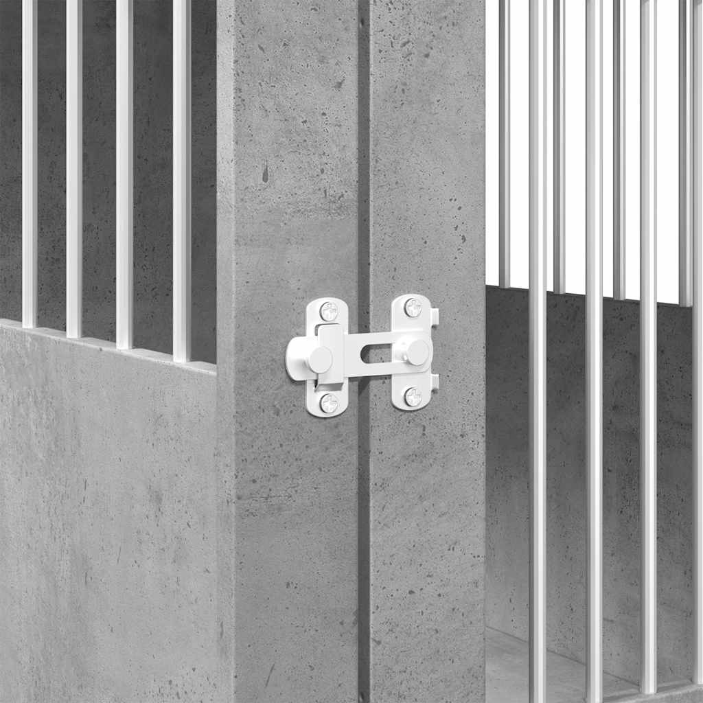 Gabbia Cani Arredamento Grigio Cemento 55x80x68cm Multistrato 857641