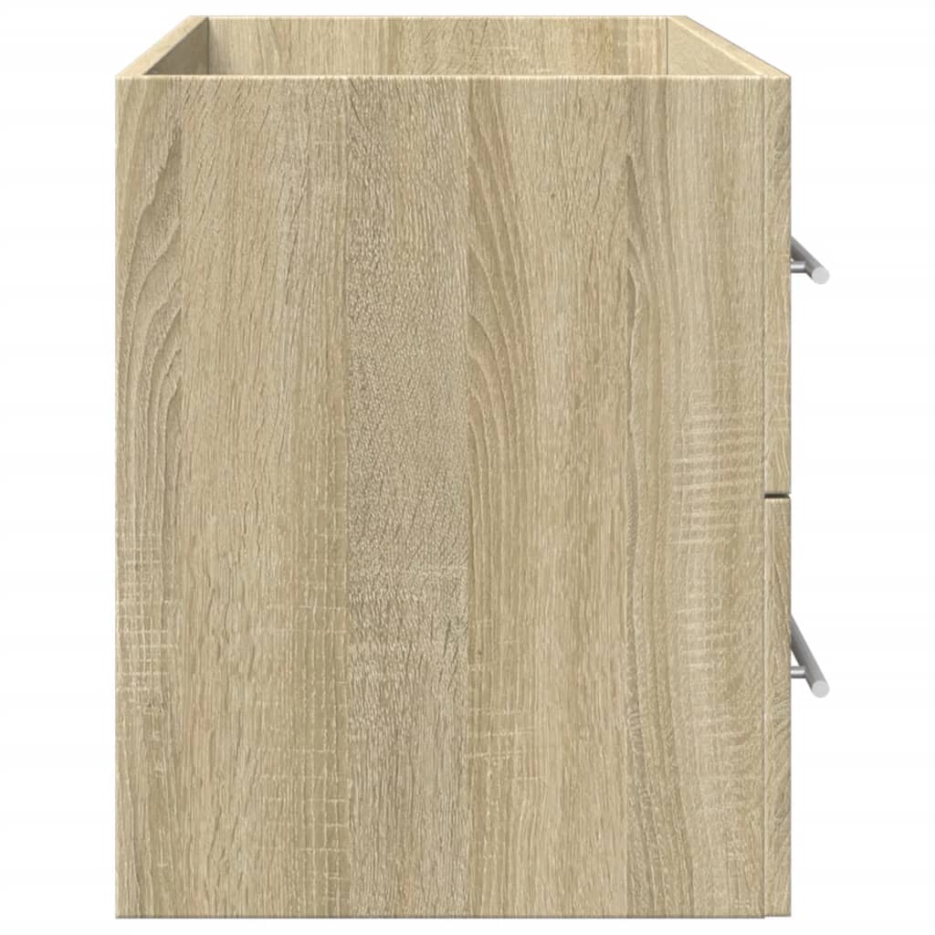 Mobile Lavabo-Armadietto da bagno Legno Antico 80x38,5x48 cm in Legno Multistrato
