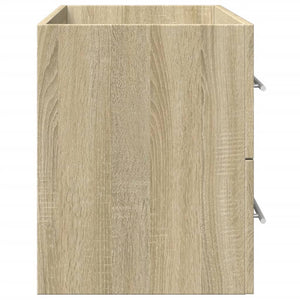 Mobile Lavabo Legno Antico 80x38,5x48 cm in Legno Multistrato