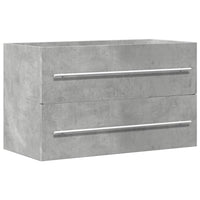 Mobile Lavabo Grigio Cemento 80x38,5x48 cm in Truciolato 856228