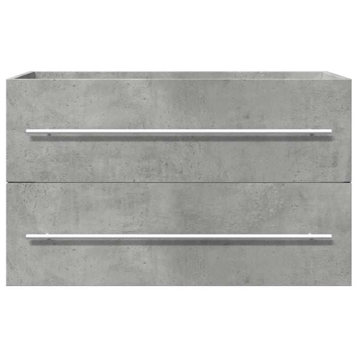 Mobile Lavabo Grigio Cemento 80x38,5x48 cm in Truciolato 856228