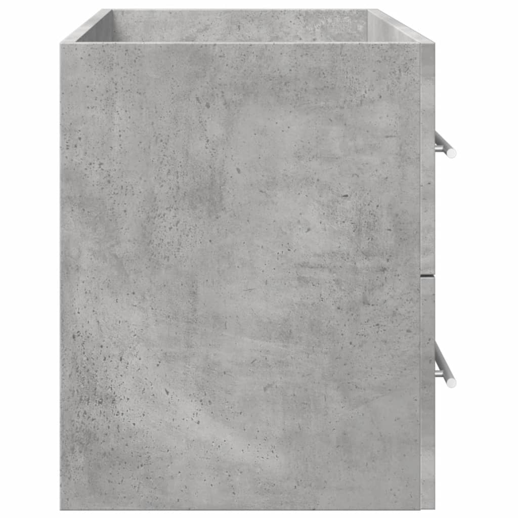 Mobile Lavabo Grigio Cemento 80x38,5x48 cm in Truciolato 856228