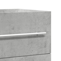 vidaXL Mobile Lavabo Grigio Cemento 80x38,5x48 cm in Truciolato