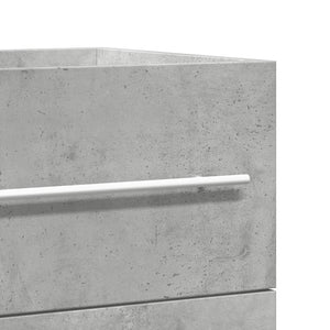 vidaXL Mobile Lavabo Grigio Cemento 80x38,5x48 cm in Truciolato