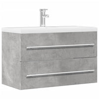 vidaXL Mobile Lavabo Grigio Cemento 80x38,5x48 cm in Truciolato