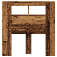 Testiera LED Legno Antico 100x18,5x103,5 cm Legno Multistrato 857682