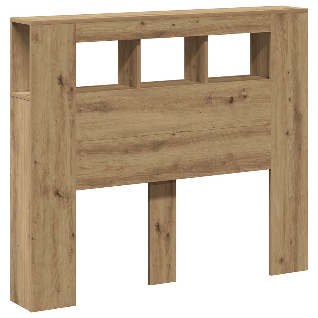 Testiera LED Rovere Artigianale 120x18,5x103,5 cm Multistrato 857685