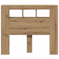 vidaXL Testiera LED Rovere Artigianale 120x18,5x103,5 cm Multistrato