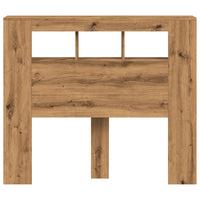 Testiera LED Rovere Artigianale 120x18,5x103,5 cm Multistrato 857685