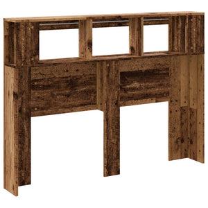 Testiera LED Legno Antico 140x18,5x103,5 cm Legno Multistrato 857686