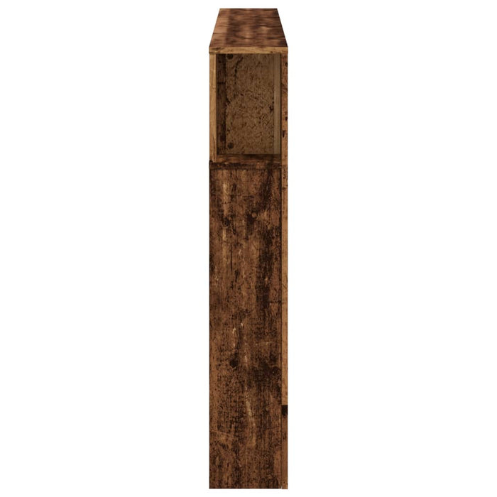 Testiera LED Legno Antico 160x18,5x103,5 cm Legno Multistrato 857688