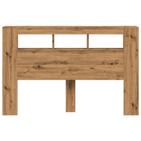 Testiera LED Rovere Artigianale 160x18,5x103,5 cm Multistrato 857689