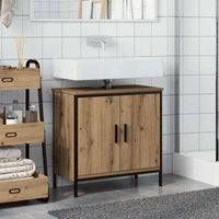 vidaXL Mobile Sottolavabo Rovere 60x30x60 cm Legno Multistrato