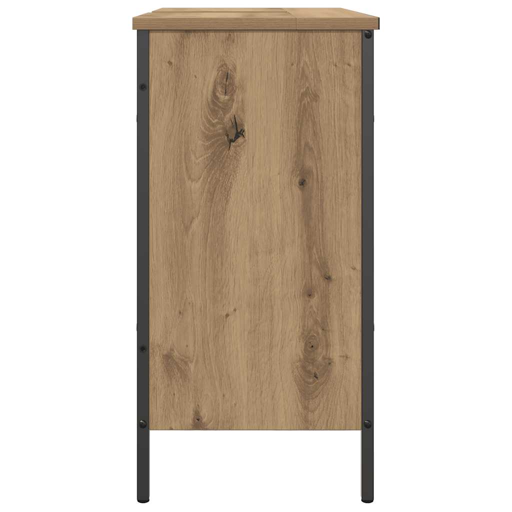 Mobile Sottolavabo Rovere 60x30x60 cm Legno Multistrato 857699