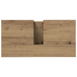 Mobile Sottolavabo-Armadietto da bagno Rovere 60x30x60 cm Legno Multistrato