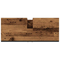 vidaXL Mobile Sottolavabo Legno Antico 80x30x60 cm Legno Multistrato