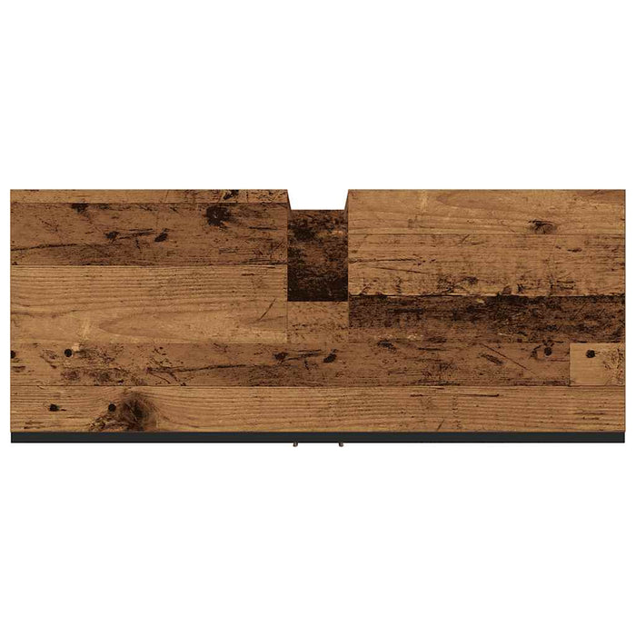 vidaXL Mobile Sottolavabo Legno Antico 80x30x60 cm Legno Multistrato