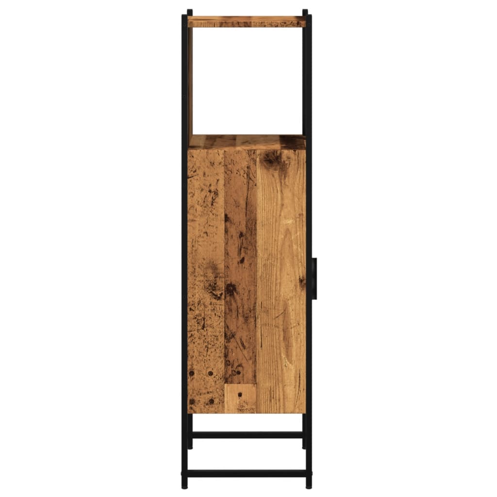 Armadietto Bagno Legno Antico 33x33x120,5 cm Legno Multistrato