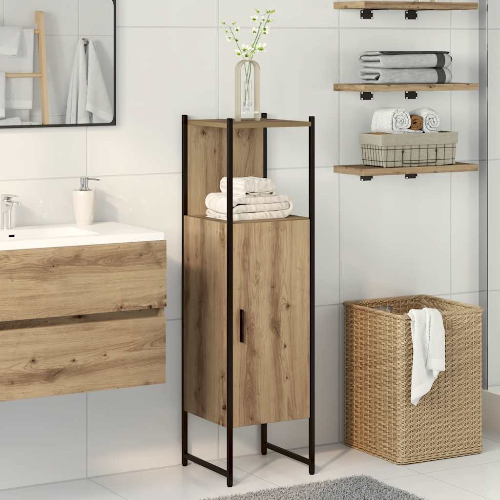 Mobile da Bagno Rovere 33x33x120,5 cm Legno Multistrato 857707