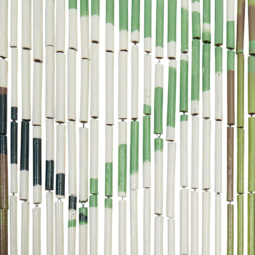 vidaXL Tenda Antimosche per Porte Stampa Bambù 100x200 cm Bambù