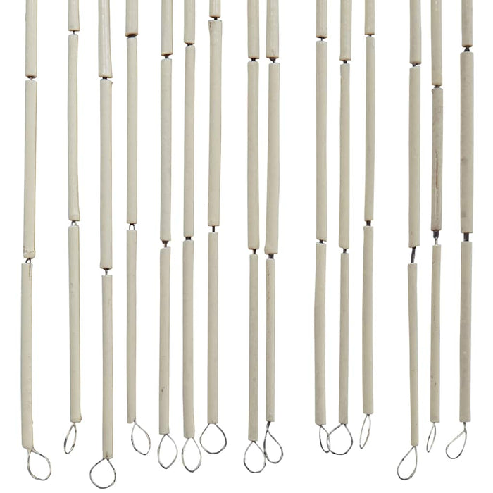 vidaXL Tenda Antimosche per Porte Stampa Bambù 100x220 cm Bambù