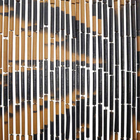 Tenda Antimosche per Porte Stampa Palma 90x220 cm Bambù 4017444