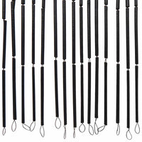 Tenda Antimosche per Porte Stampa Palma 100x200 cm Bambù 4017445