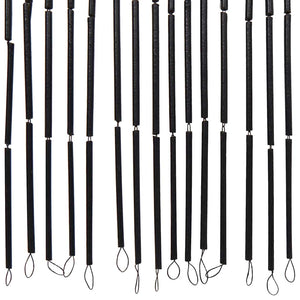 Tenda Antimosche per Porte Stampa Palma 100x220 cm Bambù 4017446