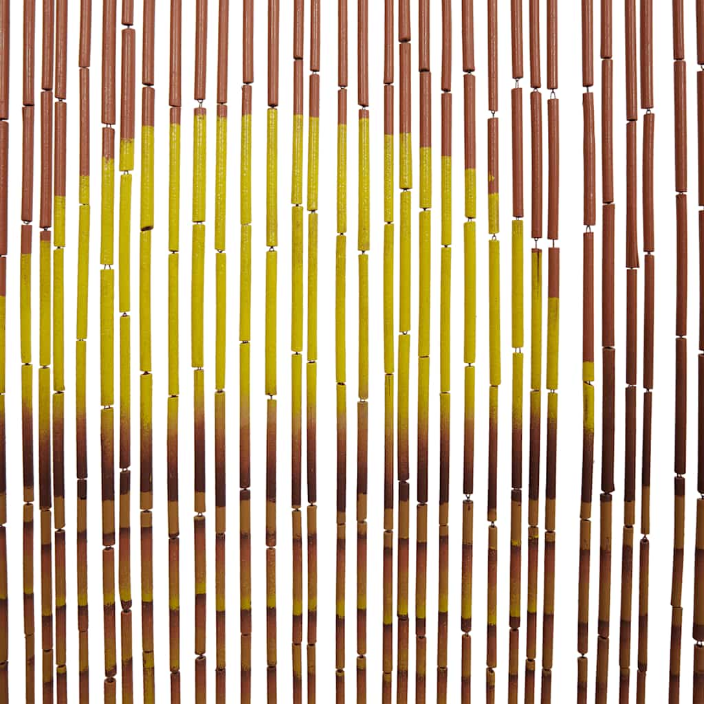 Tenda Antimosche per Porte Stampa Palma 100x220 cm Bambù 4017446