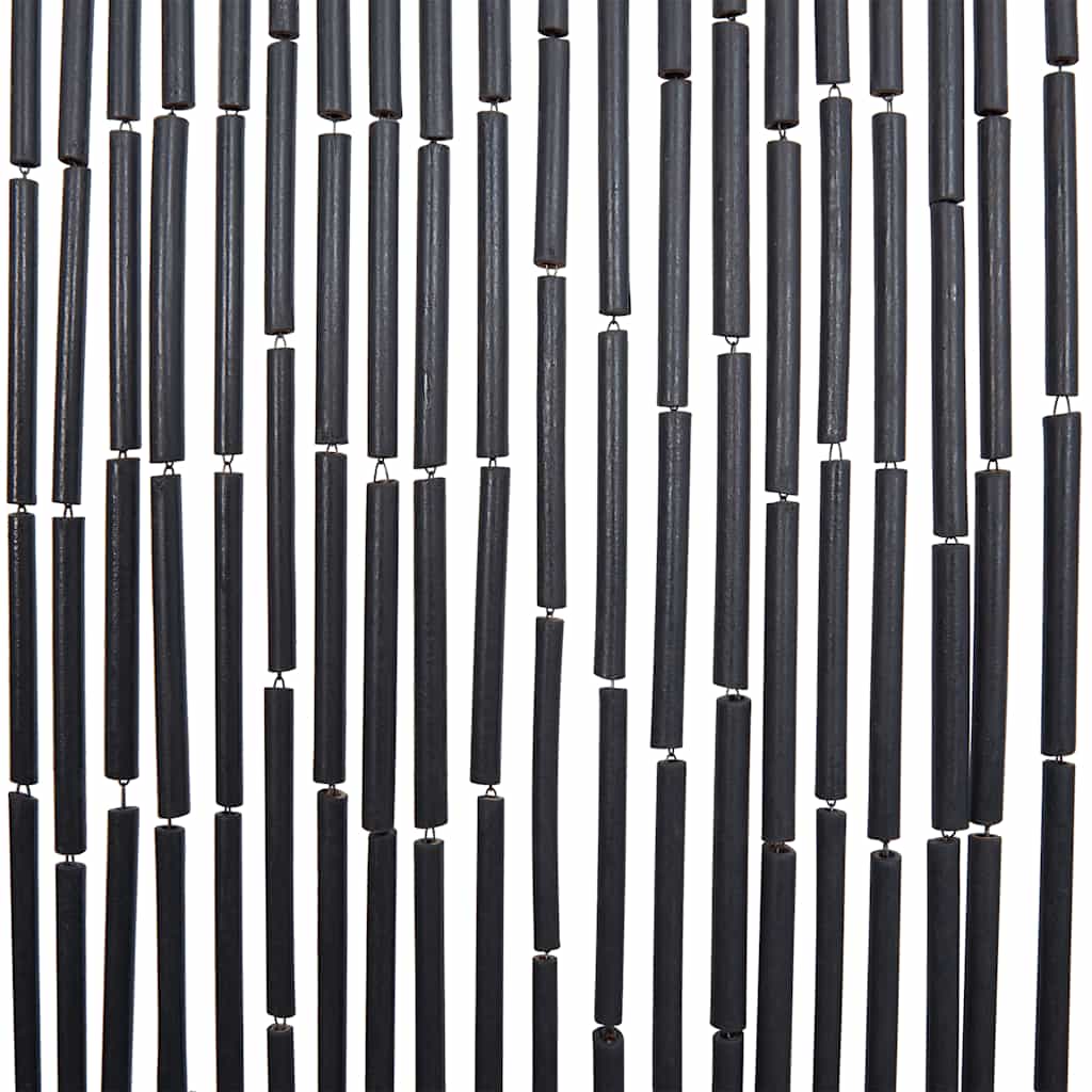 Tenda Antimosche per Porte Grigio Scuro 56x185 cm Bambù 4017447