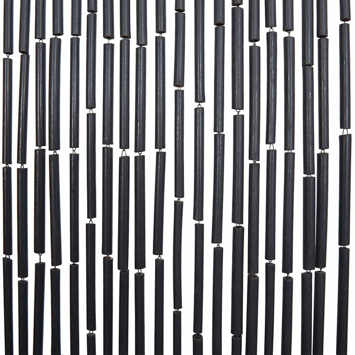 Tenda Antimosche per Porte Grigio Scuro 56x185 cm Bambù 4017447