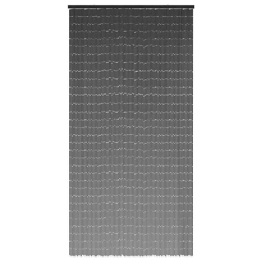 Tenda Antimosche per Porte Grigio Scuro 100x200 cm Bambù 4017449