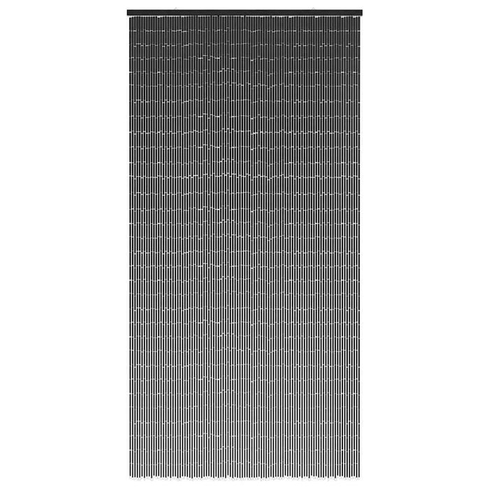 Tenda Antimosche per Porte Grigio Scuro 100x200 cm Bambù 4017449
