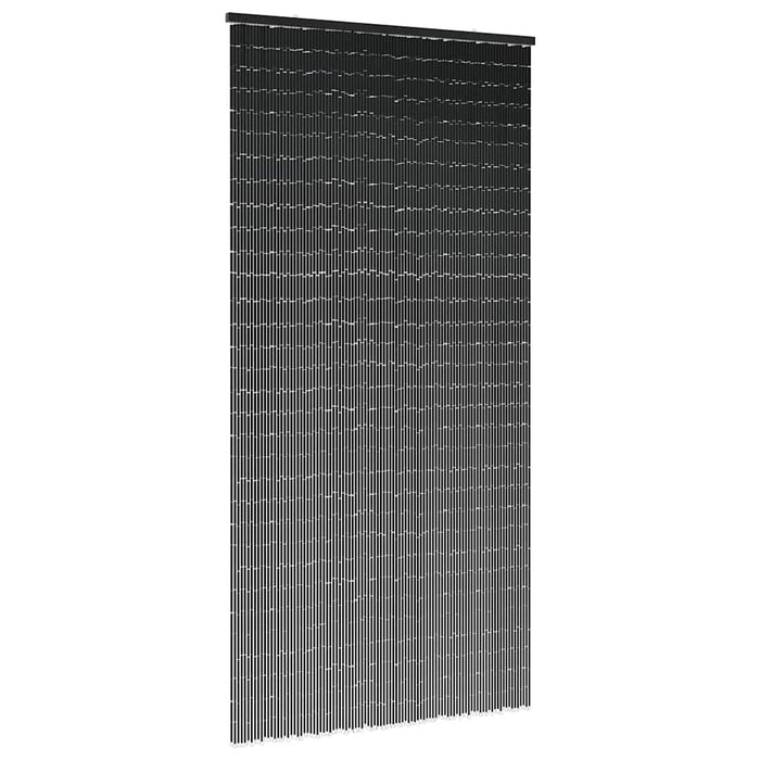 Tenda Antimosche per Porte Grigio Scuro 100x220 cm Bambù