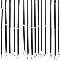 Tenda Antimosche per Porte Grigio Scuro 100x220 cm Bambù