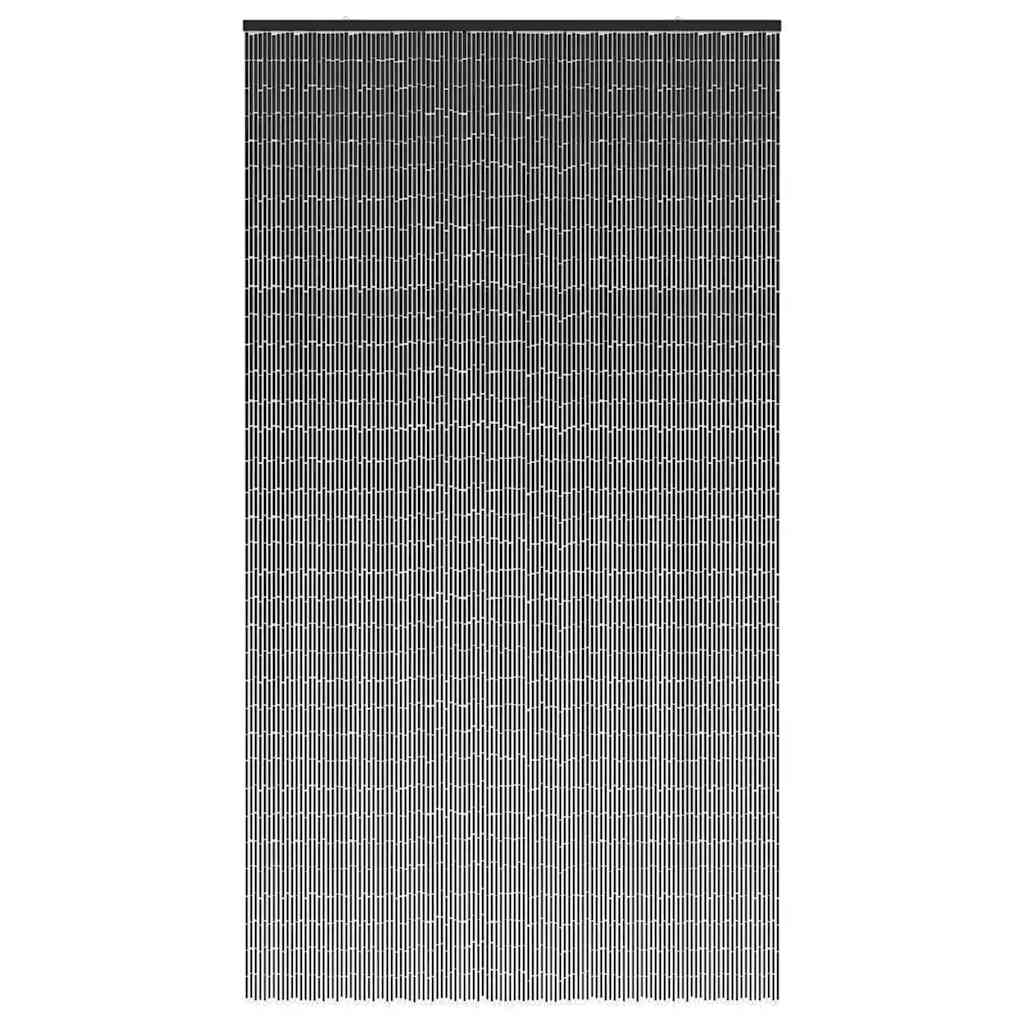 Tenda Antimosche per Porte Grigio Scuro 120x220 cm Bambù 4017451