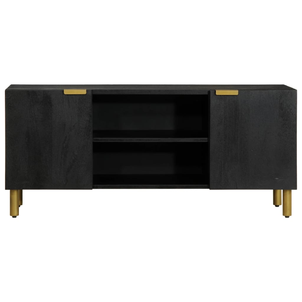 Mobile Porta TV-Mobile per TV-Credenza TV Nero 105x33x46 cm in Legno Multistrato 383608