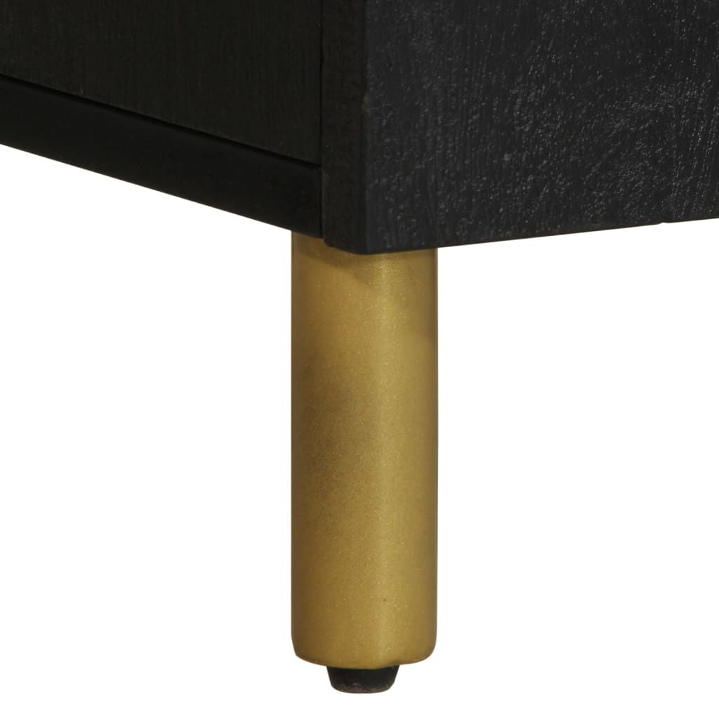 Mobile Porta TV-Mobile per TV-Credenza TV Nero 105x33x46 cm in Legno Multistrato 383608