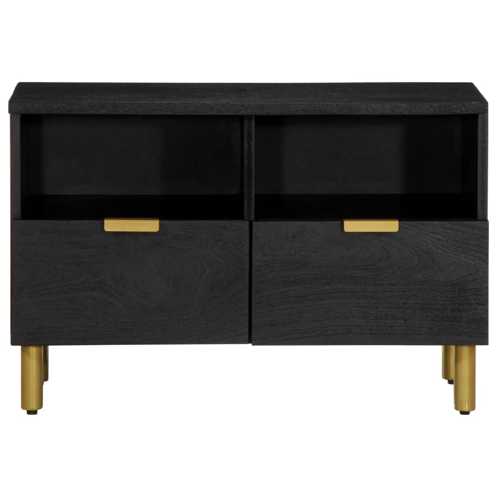 Mobile Porta TV-Mobile per TV-Credenza TV Nero 70x33x46 cm in Legno Multistrato