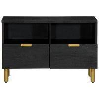Mobile Porta TV-Mobile per TV-Credenza TV Nero 70x33x46 cm in Legno Multistrato