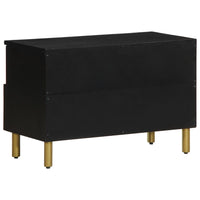 Mobile Porta TV-Mobile per TV-Credenza TV Nero 70x33x46 cm in Legno Multistrato