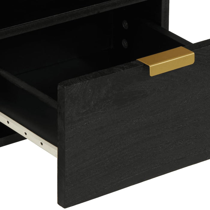 Mobile Porta TV-Mobile per TV-Credenza TV Nero 70x33x46 cm in Legno Multistrato
